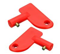 2x Ersatzschlüssel Rot Schlüssel für Batterie Hauptschalter Haupt Trennschalter