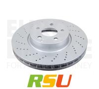 2x Eurobrake Bremsscheibe 58153133102 Höhe 64,5 mm Bremsscheibenart belüftet