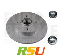 2x Eurobrake Bremsscheibe 5815313738 Höhe 74,5 mm Bremsscheibenart voll