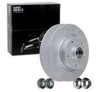 2x Eurobrake Bremsscheiben 274mm Voll Hinten Passend Für Renault Fluence Grand Bremsscheibe: A.b.s.: 18160c Abakus: 23104039 Abakus: 231040392 Ashi