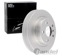 2X EUROBRAKE BREMSSCHEIBEN 280mm VOLL HINTEN PASSEND FÜR BMW 1 2 I3 X1 X2 MINI