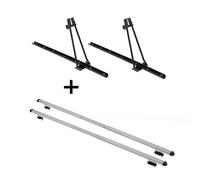 2x Fahrradträger ORION + Dachträger RAPID kompatibel mit für Toyota Corolla Kombi (E120) (5Türer) 02-05