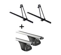 2x Fahrradträger ORION + Dachträger VDP kompatibel mit für Hyundai i30 II SchrägheckI 5 Türer ab 2017