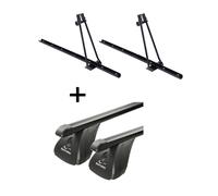 2x Fahrradträger ORION+Dachträger VDP Stahl für für VW Golf VI 5Tür 08-12