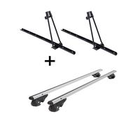 2x Fahrradträger ORION+Dachträger VDP004 L für für VW Passat Variant 35i 83-'96