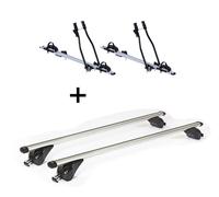 2x Fahrradträger SAGITTAR+Dachträger KING1 für für Opel Astra J Sport 5Tür 11-16