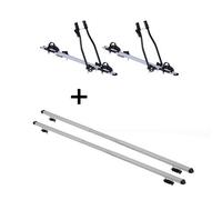 2x Fahrradträger SAGITTAR + Dachträger RAPID kompatibel mit für Skoda Yeti (5L) (5Türer) 09-13