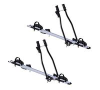 2X Fahrradträger SAGITTAR + Dachträger/Relingträger VDP KING1 kompatibel mit Volvo XC60 (5 Türer) ab 17