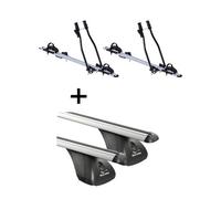 2x Fahrradträger SAGITTAR + Dachträger VDP kompatibel mit für Peugeot Bipper 3-5 Türer ab 2007