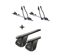 2x Fahrradträger SAGITTAR+Dachträger VDP Stahl für für Peugeot 5008 5Tür 09-16
