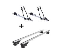 2x Fahrradträger SAGITTAR+Dachträger VDP004 L für für VW Passat Variant 35i 83-'