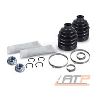 2x FALTENBALGSATZ ANTRIEBSWELLE RADSEITIG FÜR MERCEDES A-KLASSE W169 B-KLASSE