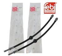 2X FEBI 21117 BREMSSCHLAUCH VORNE LINKS RECHTS FÜR BMW 3ER E46 34301165587
