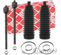 2x FEBI AXIALGELENK+ MANSCHETTE passend für OPEL VIVARO RENAULT TRAFIC PRIMASTAR