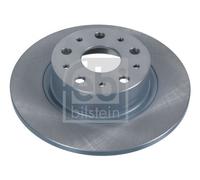 2x FEBI BILSTEIN 14166 Bremsscheibe hinten für ALFA ROMEO LANCIA