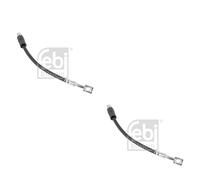 2x FEBI BILSTEIN Bremsschlauch Bremsleitung vorne links rechts passend für Opel