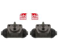 2x FEBI BILSTEIN Radbremszylinder Hinterachse für Nissan Micra II K11