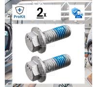2x Febi Bilstein Schraube, Bremssattel Vorne, Hinten für Ford FIESTA VI KA#