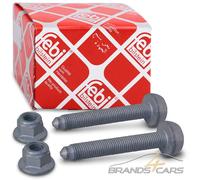 2x FEBI BILSTEIN SCHRAUBENSATZ FEDERBEIN-RADLAGERGEHÃ„USE VORNE 27876