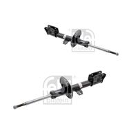 2x FEBI BILSTEIN Stoßdämpfer Gasdruck vorne für Dacia Duster Renault Captur HM