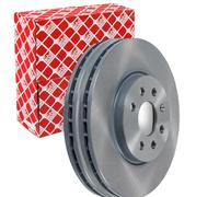 2X FEBI BREMSSCHEIBEN Ø280mm VORNE PASSEND FÜR OPEL COMBO CORSA MERIVA