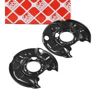 2x febi Spritzblech Ankerblech für MERCEDES W203 S203 CL203 C/A209 R171 hinten