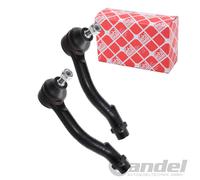 2x FEBI SPURSTANGENKOPF RECHTS+LINKS für HYUNDAI TUCSON JM KIA SPORTAGE JE