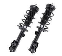 2x Federbein komplett: Stoßdämpfer Staubschutzsatz Feder Federbeinstützlager Wälzlager für Ford Fiesta MK6 CB1 CCN