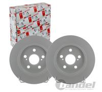 2x FERODO 259mm BREMSSCHEIBEN VOLL HINTEN passend für LEXUS CT TOYOTA PRIUS VERS