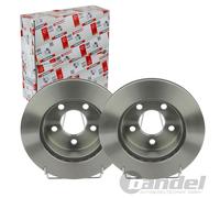 2x FERODO 280mm BREMSSCHEIBEN BELÜFTET VORNE passend für JEEP CHEROKEE WRANGLER