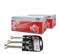 2x FTE Bremssattel Hinten + Schlüssel Satz für CITROEN C4 I 04- 307 02- 308 07-
