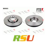 2x FTE Bremsscheibe 9071015 Höhe 46,5 mm Bremsscheiben-Aussendurchmesser 288 mm