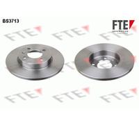 2x FTE BS3713 Bremsscheibe für SEAT VW