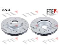 2x FTE BS7253 BREMSSCHEIBE für FORD MERCEDES-BENZ