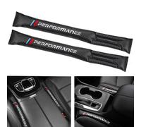 2x Für BMW Performance Kohlefaser Universal Autositz Lücke Lückenfüller Auto NEW