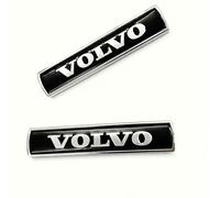 2X Für Volvo Zubehör Kotflügel Abzeichen Aufkleber Embleme Schwarz Auto