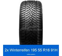 2x Fulda Kristall Control HP-2 3PMSF XL 195/55 R16 91H Winterreifen | 44889