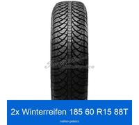 2x Fulda Kristall Montero 3 185/60 R15 88T Winterreifen | 76458