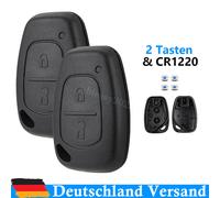 2x FUNK SCHLÜSSEL Gehäuse für Renault Kangoo KC Master Trafic II Opel Movano