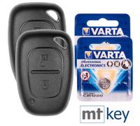 2x FUNK SCHLÜSSEL Gehäuse für Renault Kangoo KC Master Trafic II Opel Movano