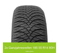 2x Ganzjahresreifen 185/55 R14 80H Westlake All Season Elite Z-401 3PMSF | 98879