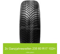 2x Ganzjahresreifen 235/60 R17 102H Continental AllSeasonContact 3PMSF | 6087