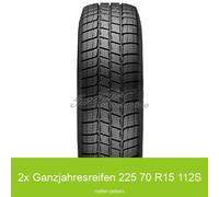 2x Ganzjahresreifen Apollo Altrust All Season 3PMSF 225/70 R15 112S | 29402