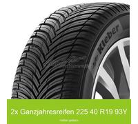 2x Ganzjahresreifen Kleber Quadraxer 3 3PMSF XL 225/40 R19 93Y | 49388