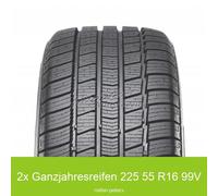 2x Ganzjahresreifen Radar Dimax AllSeason 3PMSF XL 225/55 R16 99V | 25753