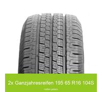 2x Ganzjahresreifen Rotalla Setula Van 4-Season RA-05 195/65 R16 C 104S | 89906