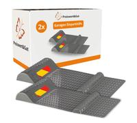 2x Garagen Einparkhilfe 52×25 cm - Radstopper selbstklebend & bohrbar für Auto