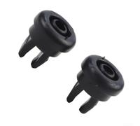 2x Gepäckbodenhalterung Clips Schwarz für Renault Clio Megane für laguna R21 R25 Ersatzteil Kunststoff Langlebig Einfache Montage Direktersatz Zuverlässige Befestigung Innenraum Zubehör