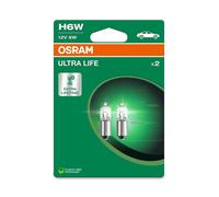 2x Glühlampe Park-/Positionsleuchte ULTRA LIFE ams-OSRAM 64132ULT-2BL/2x H6W 12V