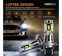 2X H1 H4 H11 H15 LED Scheinwerfer Halogen Canbus Kein Fehler Zulassung Xenon-HID